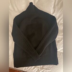 Polo Ralph Lauren Wool/Cashmere Black Mock Neck Sweater